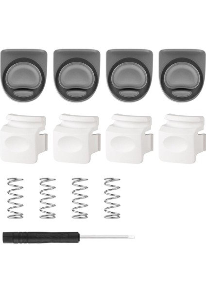 Freesip 24OZ Için Uyumlu 4pcs Yedek Tıpa Uyumlu 32OZ Silikon Conta Yaylı Yaylı Yedek Parçalar Tornavida (Yurt Dışından)