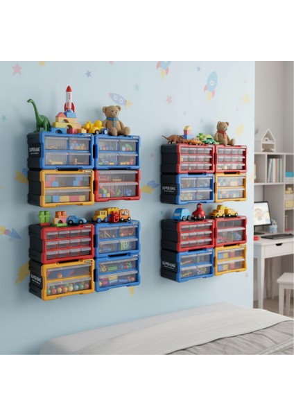 ASR-6014 Modüler Monoblok Çekmece 12 (266X158X340 Cm) fırsatları