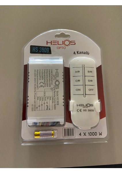 Marka 4 Kanallı Avize Kumandası