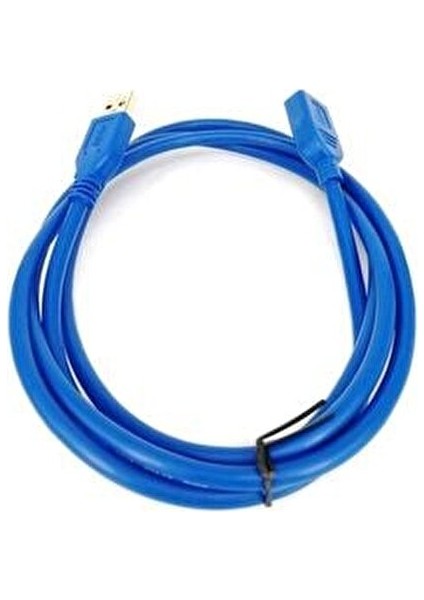 4626 Usb 3.0 Dişi Erkek Uzatma Ara Kablosu 1 Metre Mavi Yüksek Kaliteli Dayanıklı Bağlantı fiyatları