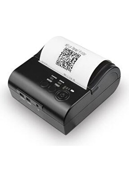 80MM Bluetooth Termal Fiş Yazıcı Taşınabilir Kablosuz Adisyon ve Makbuz Yazıcısı