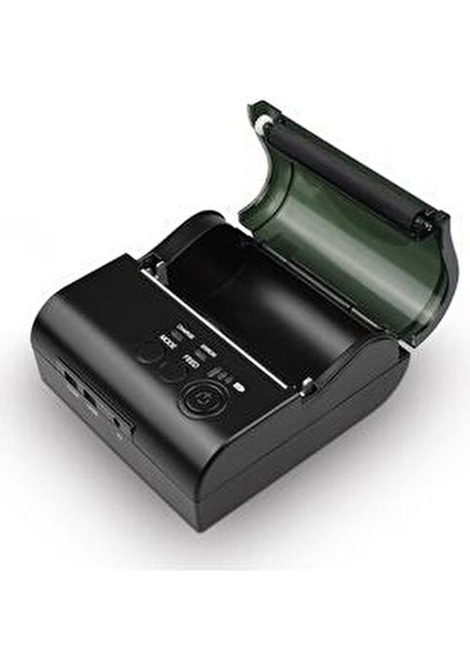 80MM Bluetooth Termal Fiş Yazıcı Taşınabilir Kablosuz Adisyon ve Makbuz Yazıcısı