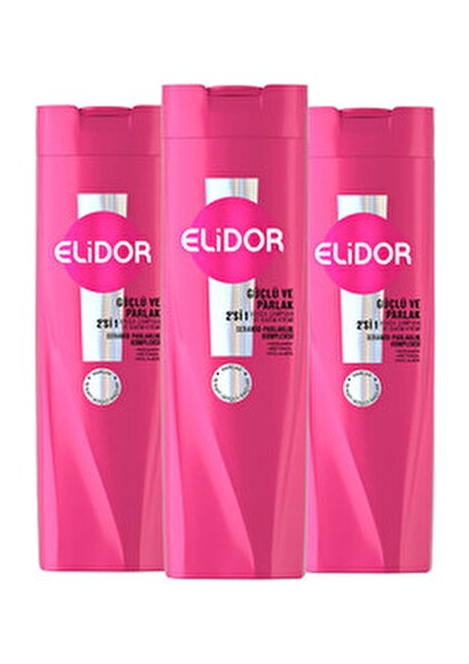 Güçlü ve Parlak Şampuan ve Saç Bakım Kremi 400 ml Normal Saçlar İçin Bakım Yapıcı Etki modelleri