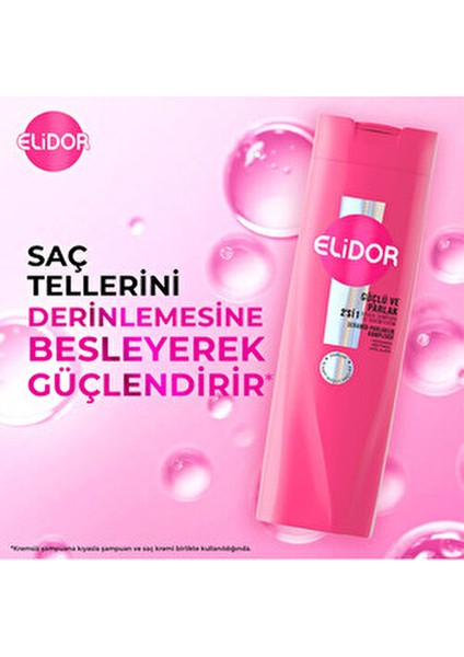 Güçlü ve Parlak Şampuan ve Saç Bakım Kremi 400 ml Normal Saçlar İçin Bakım Yapıcı Etki fırsatları