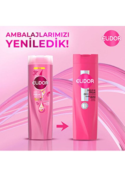 Güçlü ve Parlak Şampuan ve Saç Bakım Kremi 400 ml Normal Saçlar İçin Bakım Yapıcı Etki