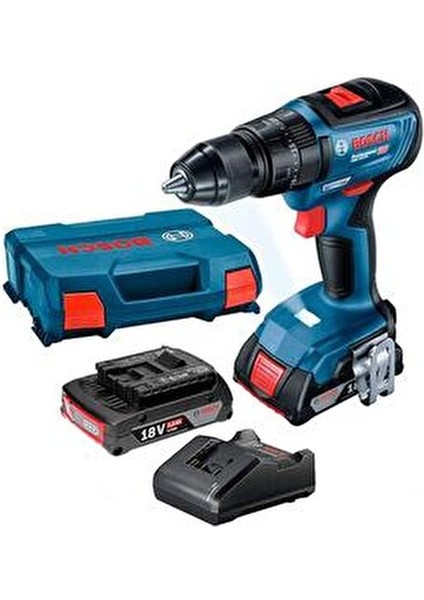 GSB 18V-50 Akülü Darbeli Delme/Vidalama 2 Akü ile Yüksek Tork ve Mandren Özellikleri