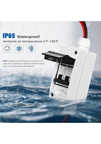 Güneş Panelleri Bağlantı Kesme Anahtarı 32AMP Ac Güneş Kapatma Anahtarı 400V 2 Kutuplar IP65 Solar Pv Evleri Için Su Geçirmez Uv Geçirmez (Yurt Dışından) fırsatları