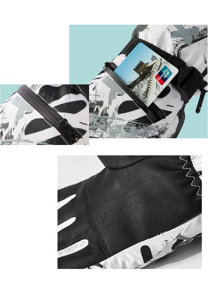 Yetişkin Kayak Elni, Unisex, Su Geçirmez, Kalınlaştırılmış, Kış Kullanımına, Bisiklet Sürmeye, Açık Hava Aktivitelerine ve Dokunmatik Ekran Kullanımına Uygundur. (Yurt Dışından) indirimleri