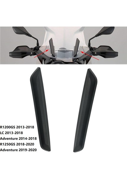-Bmw R1200GS Lc Macera Gs Adv 2013-2018 Motosiklet Ön Cam Trim Dış Braket Tutucu Şeridi (Yurt Dışından) fiyatları