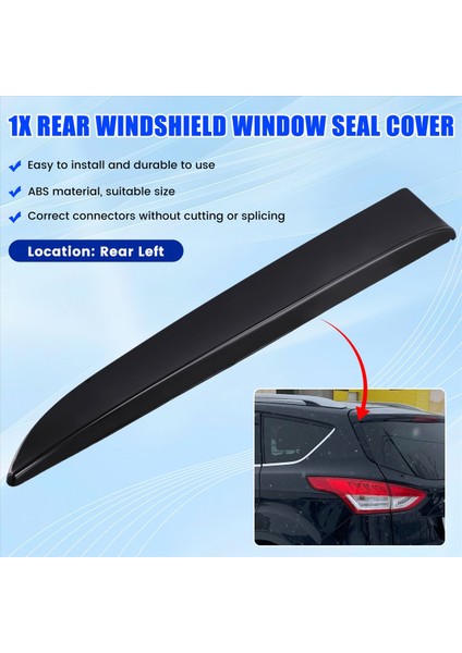 Ford Kuga Escape 2013-2019 Için Arka Ön Cam Pencere Contası Kapağı Bagaj Kapağı Trim (Yurt Dışından) indirimleri