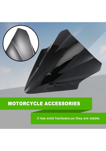 Kawasaki Ninja Için Ön Cam Çift Kabarcık Ön Cam Deflektörü 650 2017-2019 Motosiklet Aksesuarları (Yurt Dışından) indirimleri