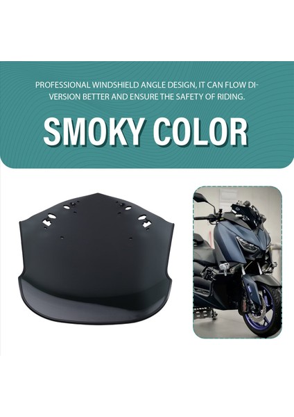 Motosiklet Ön Cam Kalkanı Sefler Koruma Koruma Yamaha Için Cam Koruyucusu X-Max 300 2017-2022 Dumanlı Renk (Yurt Dışından) indirimleri