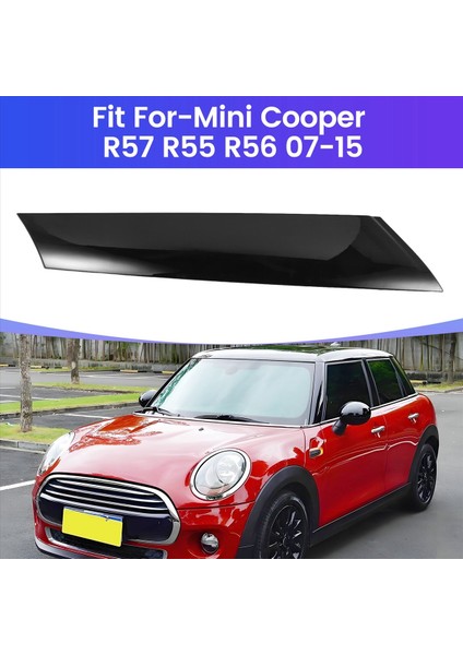 For-Bmw Mini Cooper R57 R55 R56 07-15 Sol Ön Cam Post Trim Parlak Siyah Dış Kalıp Bir Sütun Döşeme Kapağı (Yurt Dışından) indirimleri