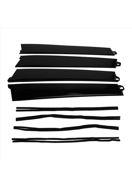 4pcs Ön+Arka Kapı Penceresi Dış Trim Paneller Honda Accord 09-14 72930-TP5-003ZA 72430TP5003ZA 72470-TP5-003ZA (Yurt Dışından)