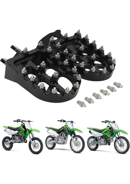 Motosiklet Ayak Pedalları Kawasaki KLX110 2002-2023 KX60 1988-2003 KLX110L 2010-2023 34028-1237 (Yurt Dışından) fiyatları
