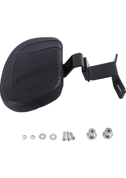 Backrest Mushion Waistrest Motosiklet Malzemeleri Harley Glide 09-23 Siyah (Yurt Dışından)