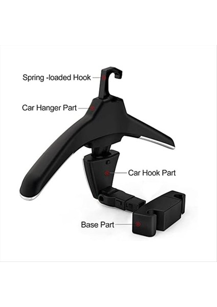 Araba Giysileri Askısı Araba Arka Koltuk Başlık Kıyafet Ceketi Takım Kanca Araba Arka Koltuk Arka Uçak Tarzı Katlanır Askı (Yurt Dışından) modelleri