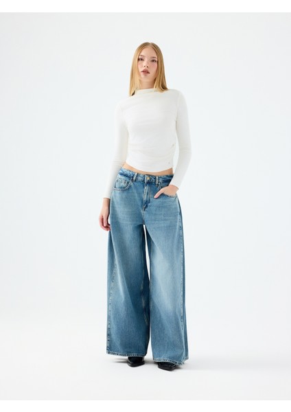 Palazzo Regular Fit Kadın Pantolon