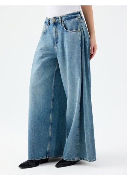 Palazzo Regular Fit Kadın Pantolon fırsatları