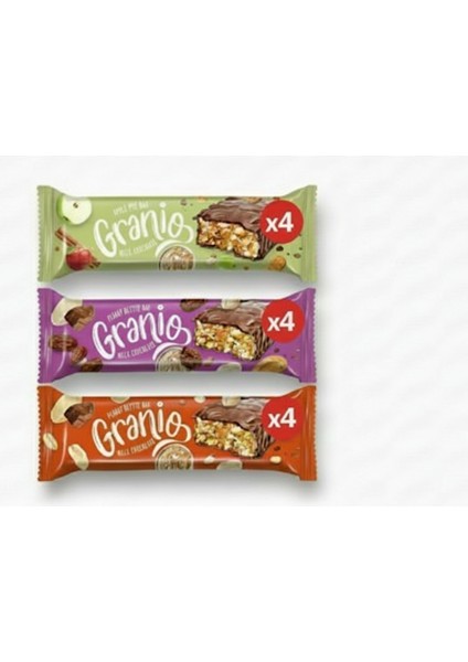 Özel Meyveli Tahıl Bar Çeşitleri Deneme Paketi (12 Adet )