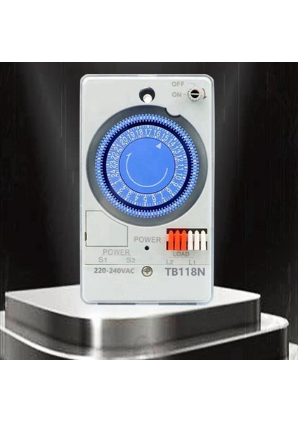 2x 100-240VAC 50-60Hz TB118N Dın Ray Ray Mekanik Sımeti Savaşı Şeffaf Plastik Koruyucu Kapak ile Su Geçirmez (Yurt Dışından) fiyatları