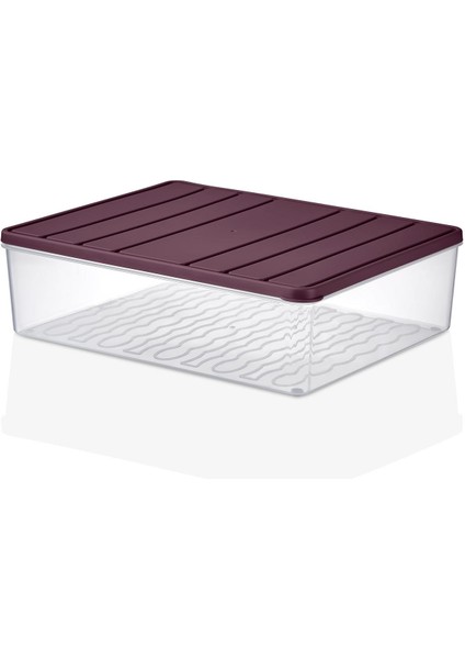 2 Adet 4 Lt. Nora Organizer Buzdolabı Buzluk Düzenleyici Saklama Kabı