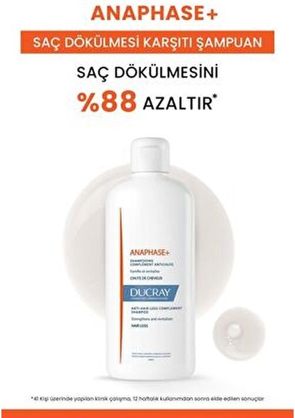 Anaphase 400 ml Dökülme Karşıtı Şampuan Unisex Kullanıma Uygun Beyaz Renkli Etkili Formül