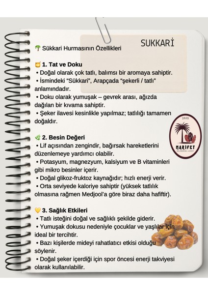 Sükkari Yaş Hurma – Medine Özel Seçim