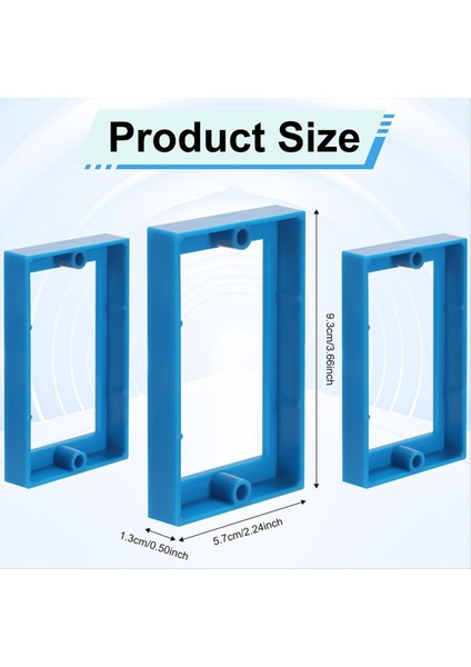 5 Pack 1/2inch Tek Çetiştir Çanta Çıkış Kutusu Genişleticileri - Elektrik Çıkış Anahtarları Için Elektrik Çıkış Extender (Yurt Dışından) fırsatları