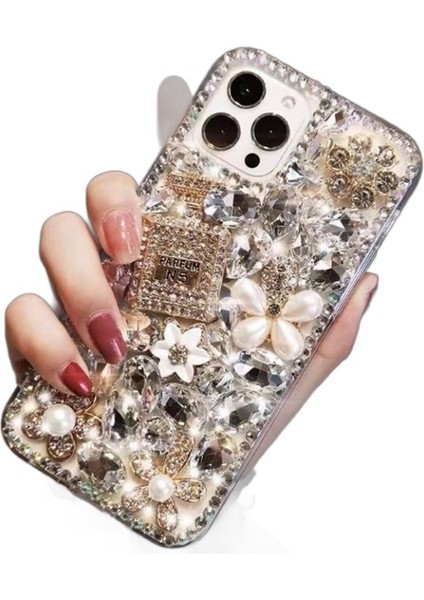 iPhone xs 13 ProElmas Taşlı Parfüm Şişesilüks Tam Elmaslı(Yurt Dışından)