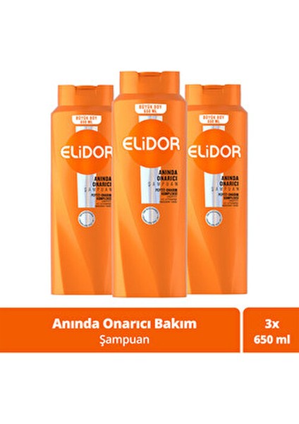 8Elidor 650 ml Anında Onarıcı Saç Bakım Şampuanı Normal Saçlar İçin Peptit-Onarım Kompleksi fiyatları
