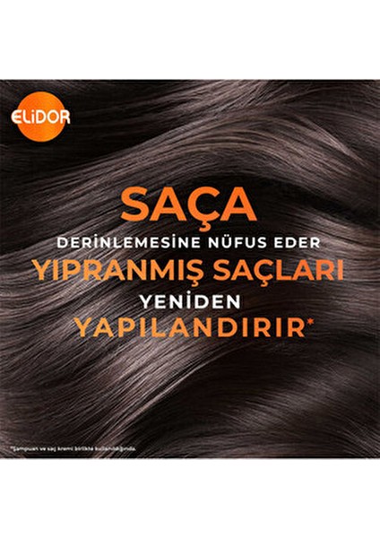 8Elidor 650 ml Anında Onarıcı Saç Bakım Şampuanı Normal Saçlar İçin Peptit-Onarım Kompleksi indirimleri