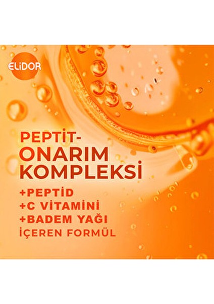 8Elidor 650 ml Anında Onarıcı Saç Bakım Şampuanı Normal Saçlar İçin Peptit-Onarım Kompleksi