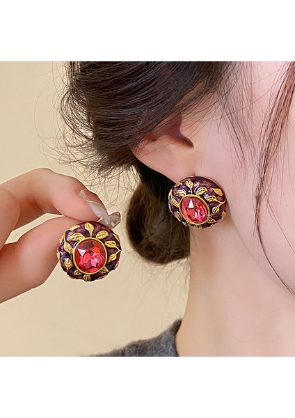 Avrupa ve Amerika Birleşik Devletleri'nde Gümüş Iğne Yapay Zirkonya Kristal Modelleri Aşk Küpeleri Moda (Yurt Dışından) fırsatları