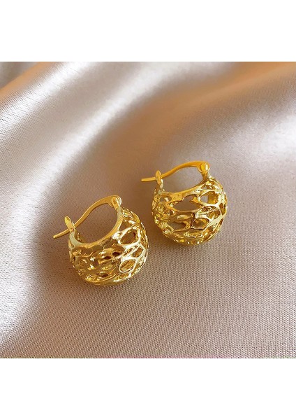 Avrupa ve Amerika Birleşik Devletleri'nde Gümüş Iğne Yapay Zirkonya Kristal Modelleri Aşk Küpeleri Moda (Yurt Dışından)