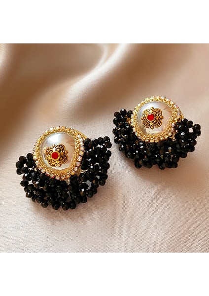 Avrupa ve Amerika Birleşik Devletleri'nde Gümüş Iğne Yapay Zirkonya Kristal Modelleri Aşk Küpeleri Moda (Yurt Dışından)