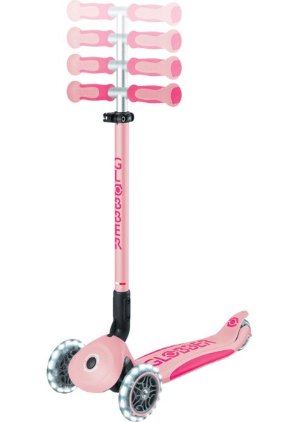 Go Up Deluxe Işıklı Scooter - Pastel Pembe