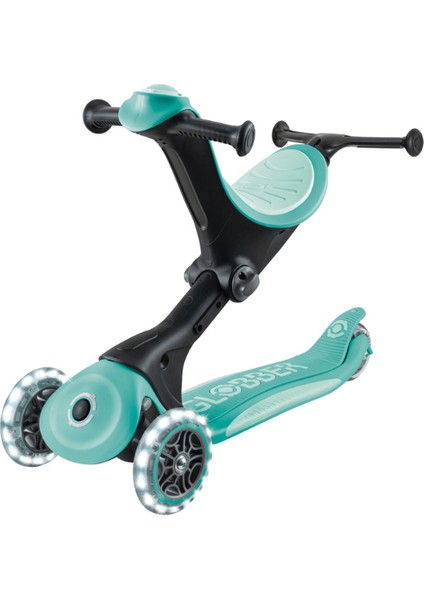 Go Up Deluxe Işıklı Scooter - Mint Yeşili