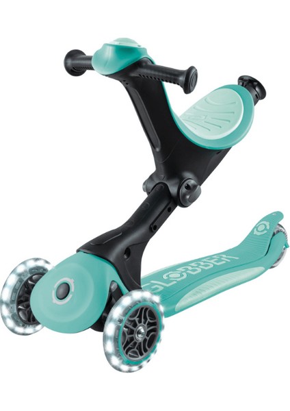 Go Up Deluxe Işıklı Scooter - Mint Yeşili