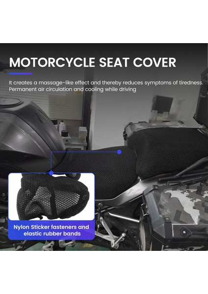 Benelli Trk 552 x 552X TRK552 TRK552X Kumaş Eyer Nefes Alabilen Koltuk Kapağı Için Motosiklet Koruyan Yastık Koltuk Kapağı (Yurt Dışından) fırsatları