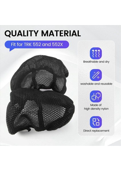 Benelli Trk 552 x 552X TRK552 TRK552X Kumaş Eyer Nefes Alabilen Koltuk Kapağı Için Motosiklet Koruyan Yastık Koltuk Kapağı (Yurt Dışından) indirimleri