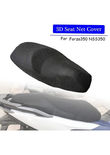 Honda FORZA350 NSS350 Forza Nss 350 Motosiklet 3D Kafes Net Arka Koltuk Kapağı Koltuk Yastık Kapağı Accessoreis (Yurt Dışından) fiyatları