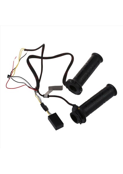 2x 7/8 Motosiklet Isıtmalı Gidon Elektrikli Sıcak Tutuşmalar 12V Saplama Daha Sıcak 22MM Ayarlanabilir Sıcaklık Aksesuarları (Yurt Dışından)