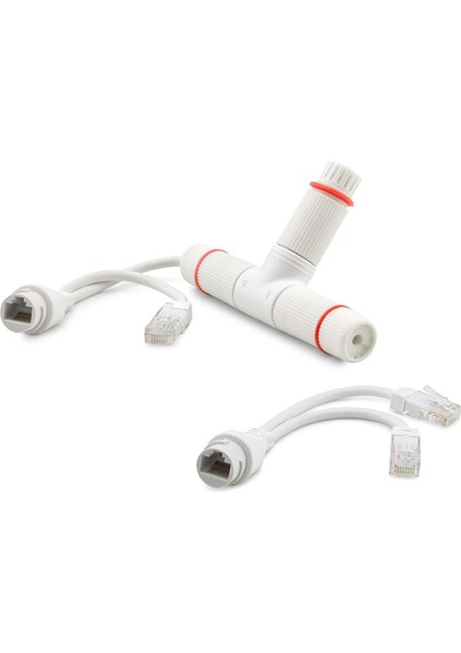Ağ Kablolama Konnektör Poe Combıner Mux 2ın1 Beyaz HDX5550