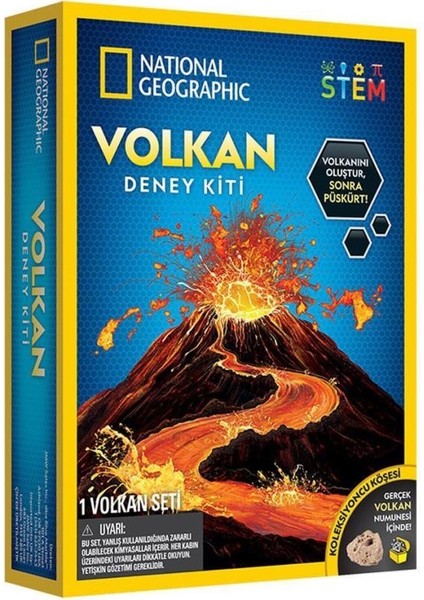 Nessiworld NAT02002 National Geographic Volkan Deney Kiti - TRVOLCANO2 +8 yaş indirimleri