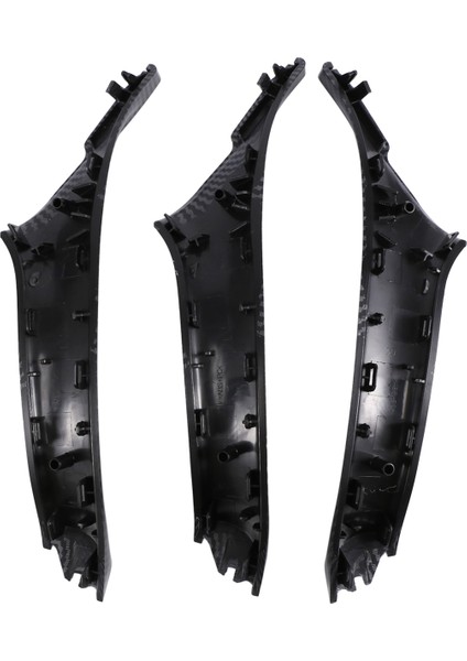 7pcs Bmw 5 Serisi Için Sağ El Sürücüsü Rhd F10 F11 Araba Iç Kapı Kolu Iç Panel Çekme Trim Kapak Kol Yumuğu (Yurt Dışından)