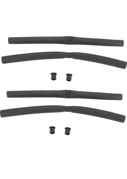 4 Pcs Mtb Bisiklet Bisiklet Tüpü Sünger Köpük Kauçuk Handbar Kavrama Kapak +Fiş (Yurt Dışından)