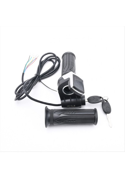 Elektrikli Bisiklet Gaz Kesme Kavrama Elektrikli Bisiklet Scooter Twist LCD Ekran ve Power Anahtar Locker 48V (Yurt Dışından) indirimleri