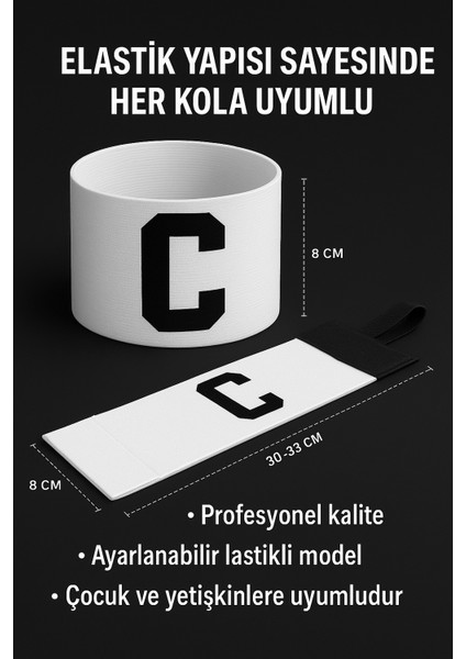 Kaptanlık Pazubandı Kaptan Kolluğu Kaptanlık Kaptan Bandı Profesyonel Kaptanlık Kol Bandı indirimleri