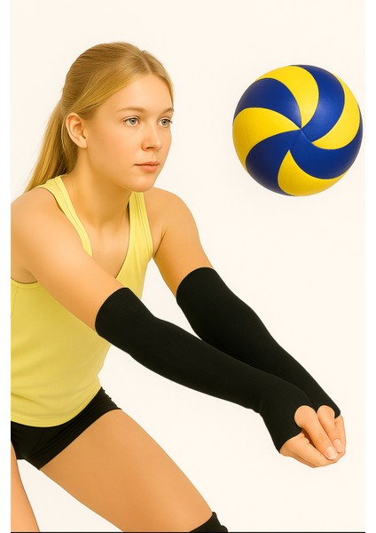 Voleybol Dizliği ve Voleybol Elliği 2'li Set Voleybol Kolluk ve Dizlik Kabartma Sünger Destekli indirimleri